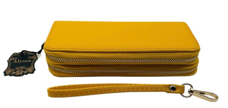 The Alyssa Love Double Zip Wallet Wristlet
