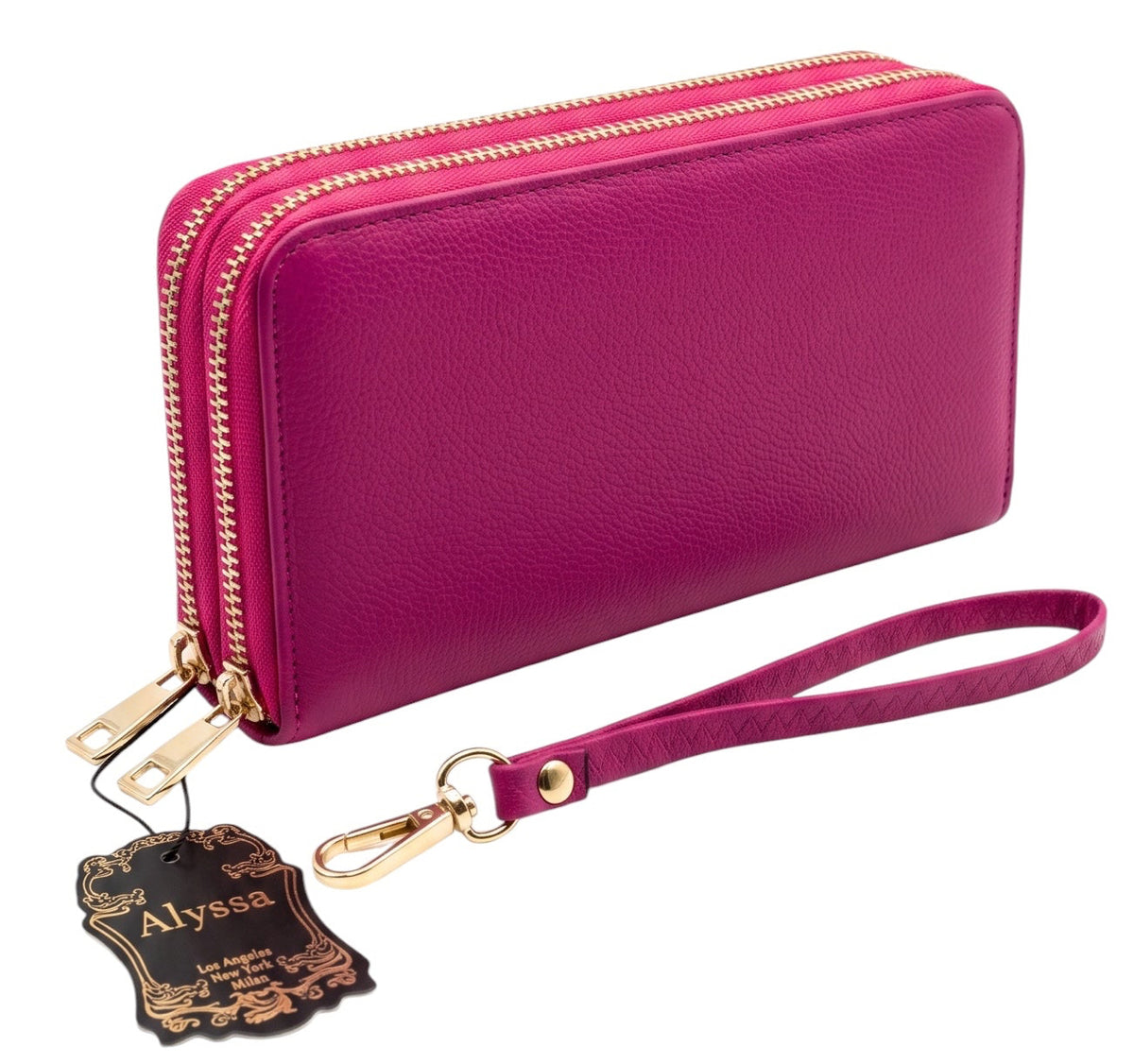 The Alyssa Love Double Zip Wallet Wristlet