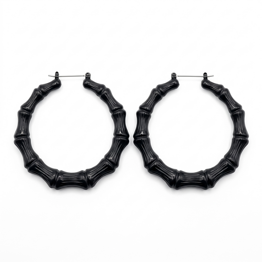 Hot Girl Bamboo Hoops