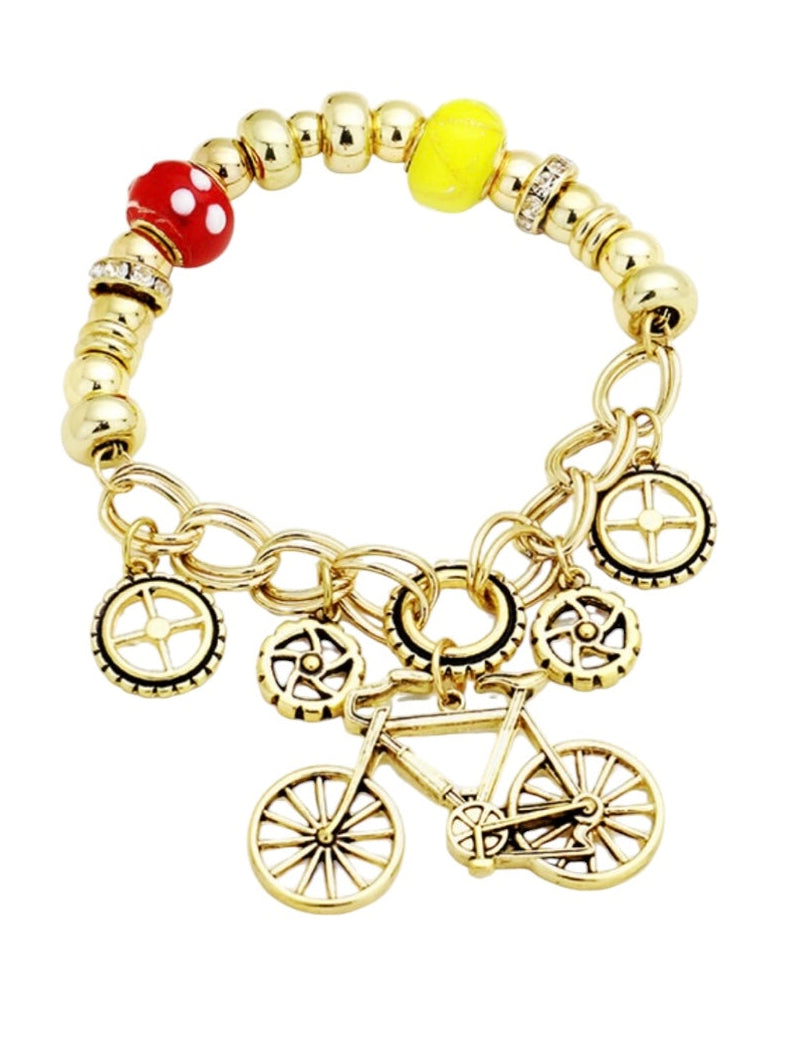 Pedals of Promise Charm Bracelet