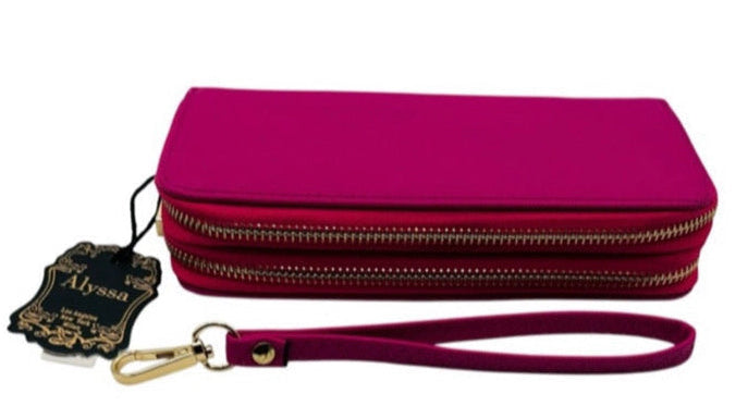 The Alyssa Love Double Zip Wallet Wristlet