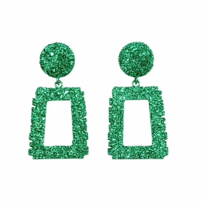 Living Single Textured Metal Earrings