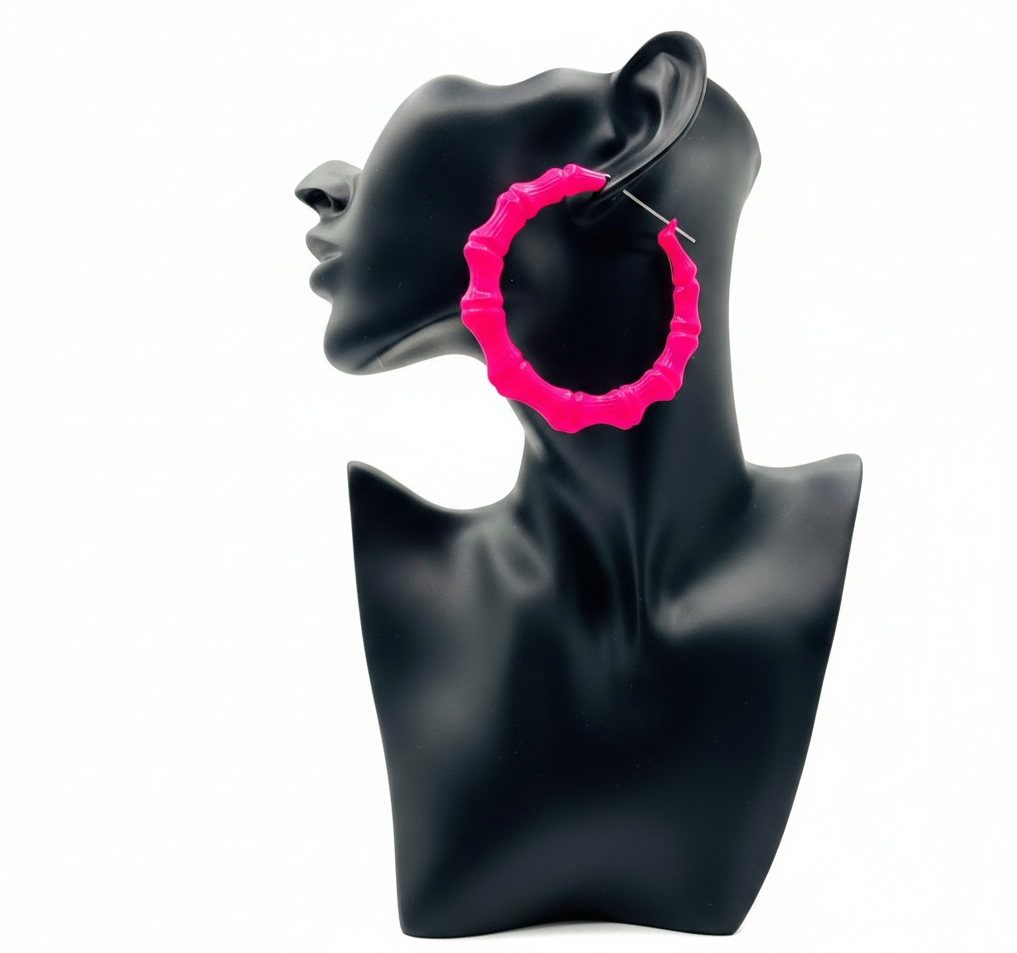 Hot Girl Bamboo Hoops
