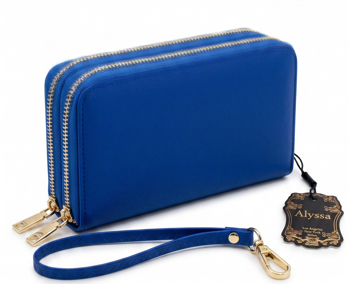 The Alyssa Love Double Zip Wallet Wristlet