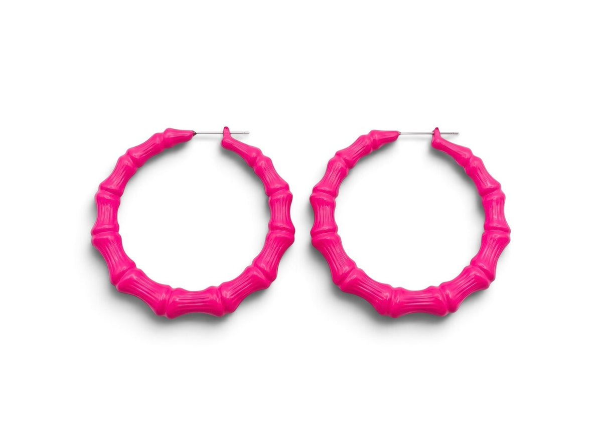 Hot Girl Bamboo Hoops