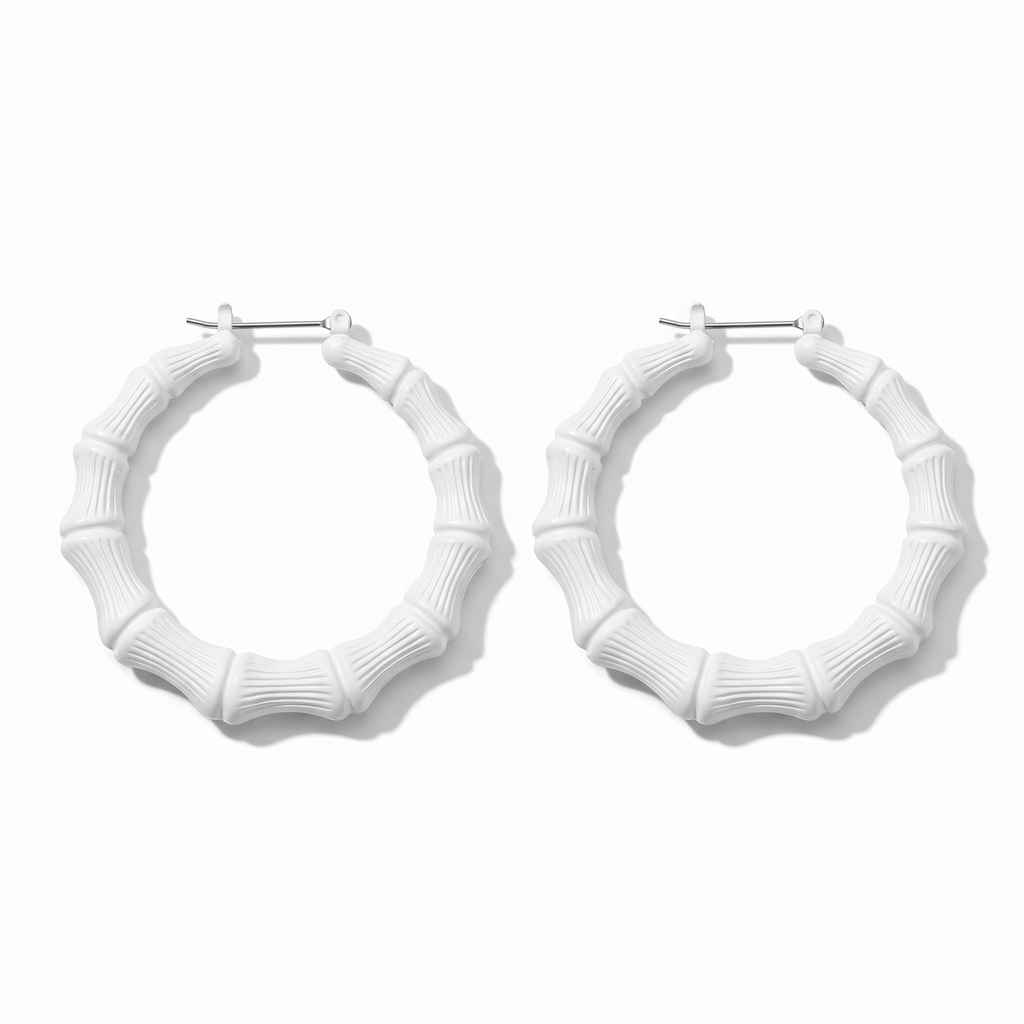 Hot Girl Bamboo Hoops