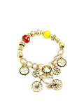 Pedals of Promise Charm Bracelet