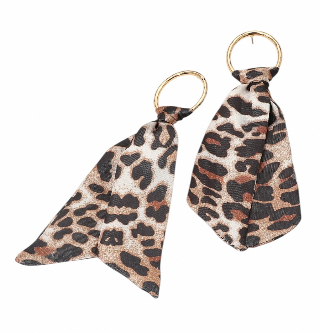 Quiet But Confident Scarf Earrings