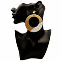 Main Event Glitter Disc Statement Earrings