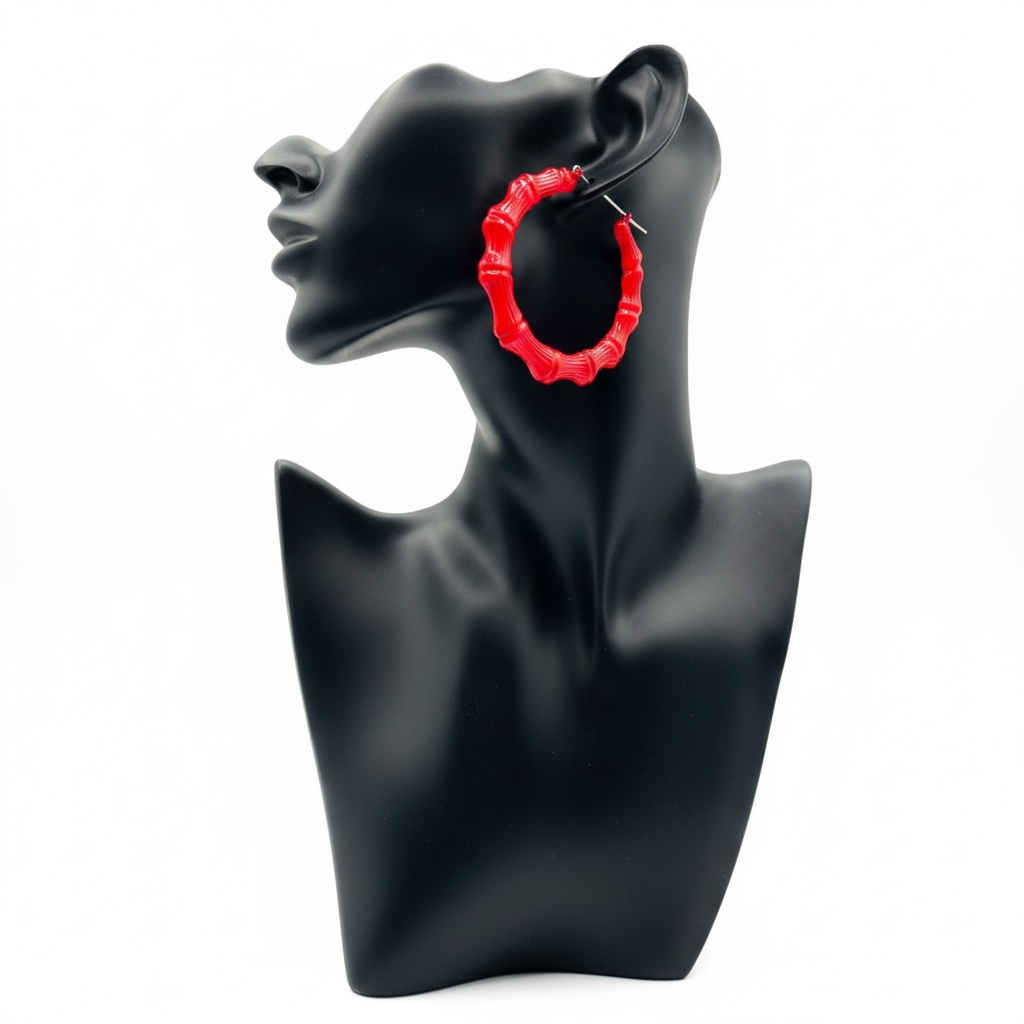 Hot Girl Bamboo Hoops