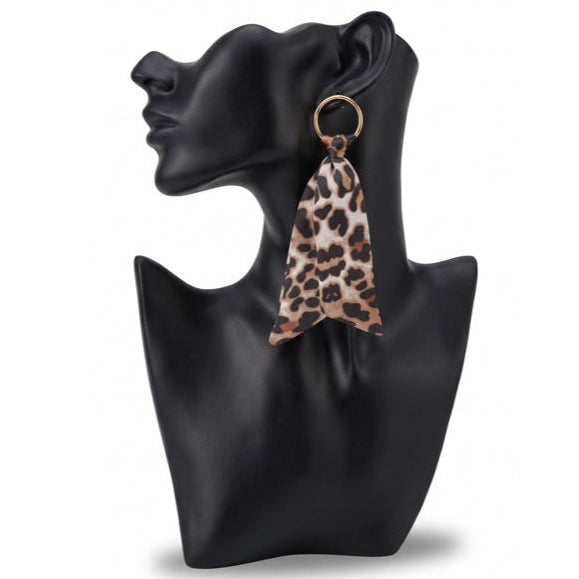 Quiet But Confident Scarf Earrings