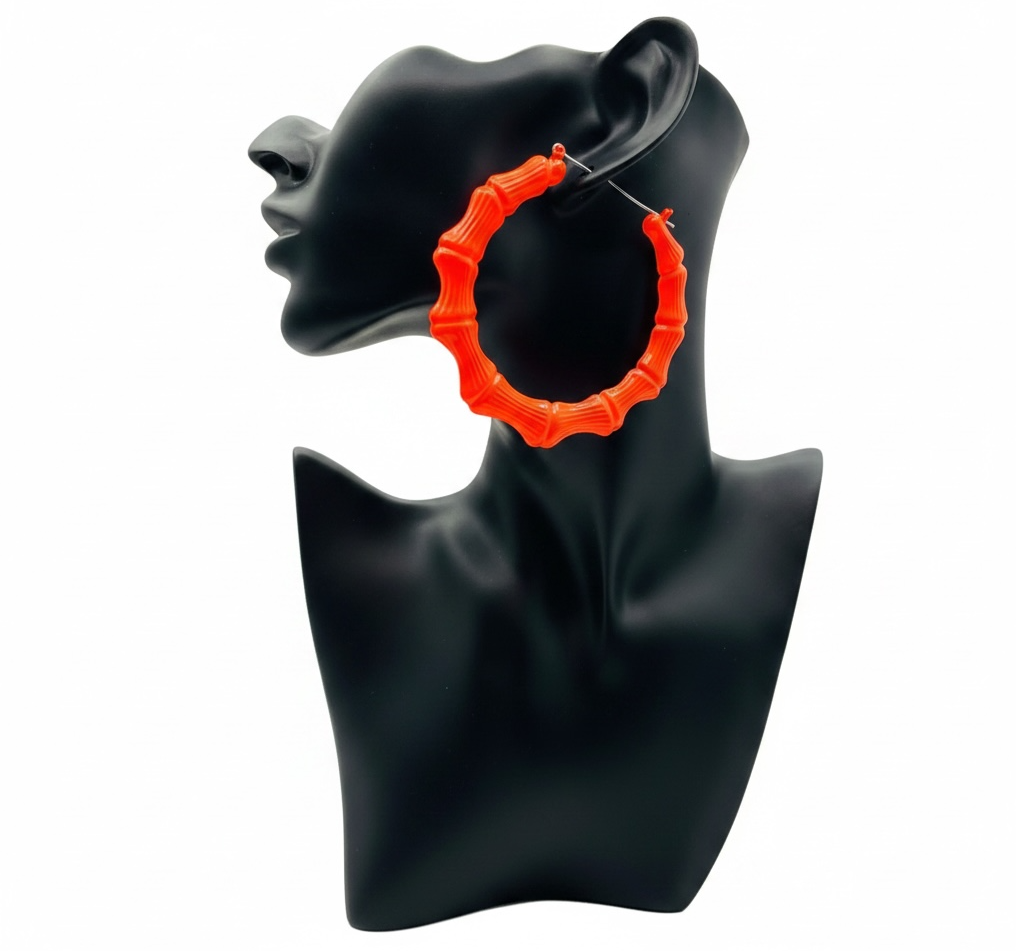 Hot Girl Bamboo Hoops