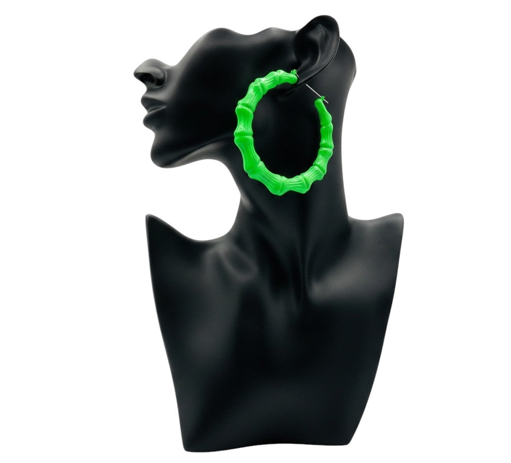Hot Girl Bamboo Hoops