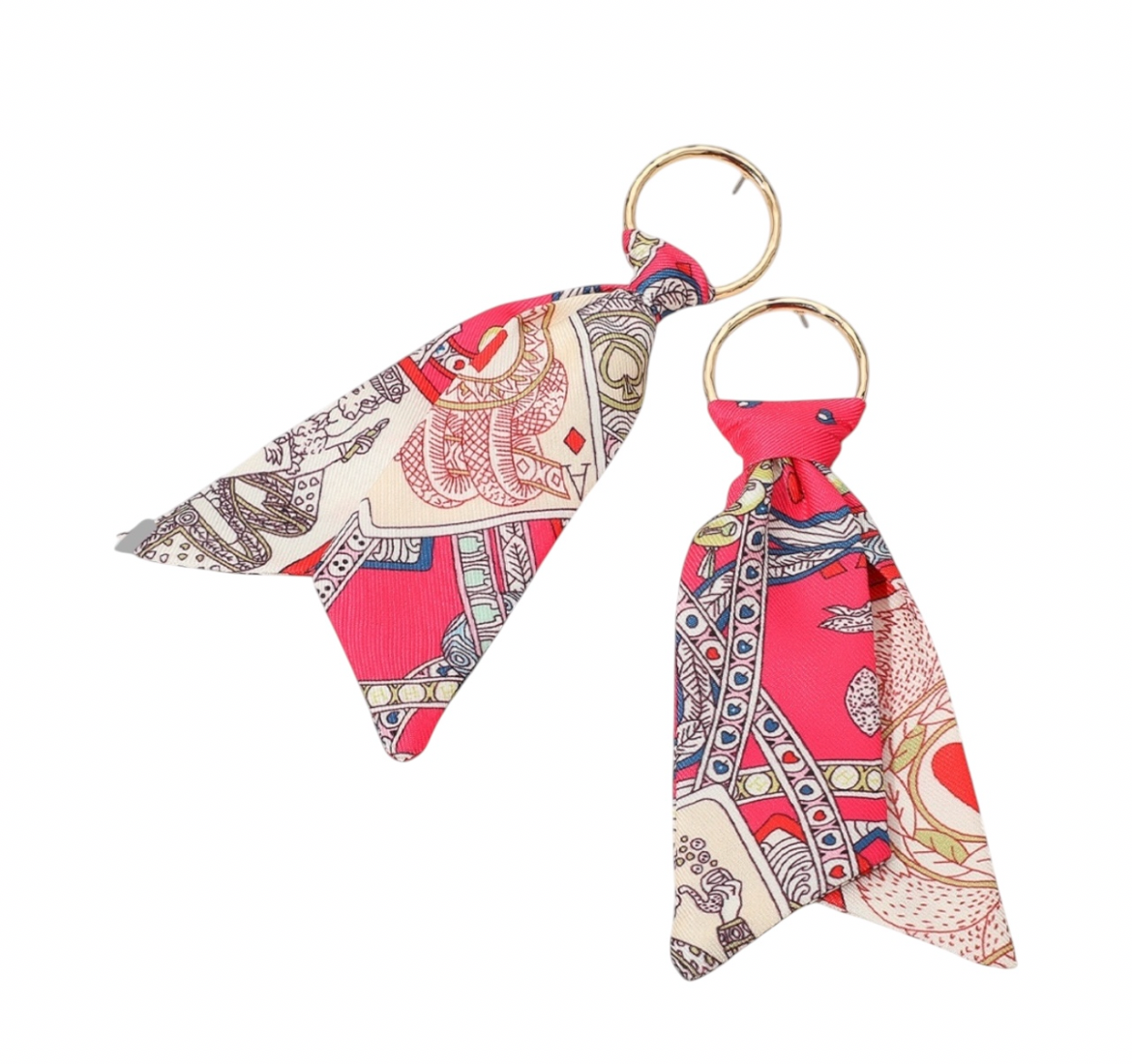 Quiet But Confident Scarf Earrings