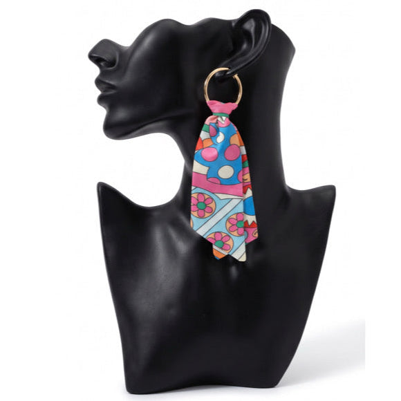 Quiet But Confident Scarf Earrings